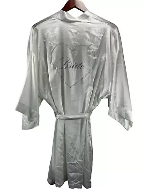 Victoria’s Secret I Do Collection Bride Satin Kimono Robe One Size • $15