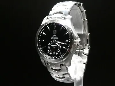 Exc+5 Tag Heuer Link Wjf211a.ba0570 Automatic Calibre 6 Men's Black Swiss Watch • $799.99