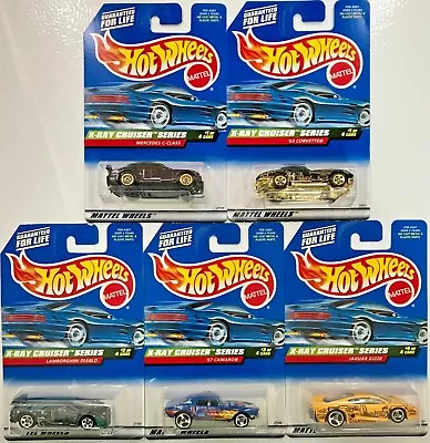 Hot Wheels 1999 X-Ray Cruiser Series #21104 1:64 Scale (Complete 5 Car Set) • $29.99