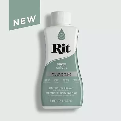 £8.15 • Buy Rit Liquid Dye Clothing, Fabric, Plastic All Purpose Dye Sage Ritdye