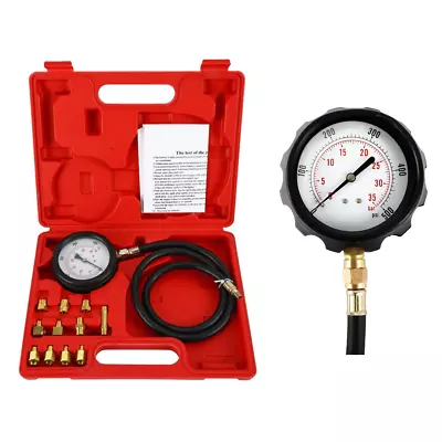 Engine Oil Pressure Tester Gauge Diagnostic Test Service Kit 500 PSI With Case • $22.99