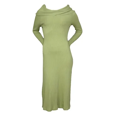NWT MARA HOFFMAN Emery Knit Dress Light Green XS • $129.99