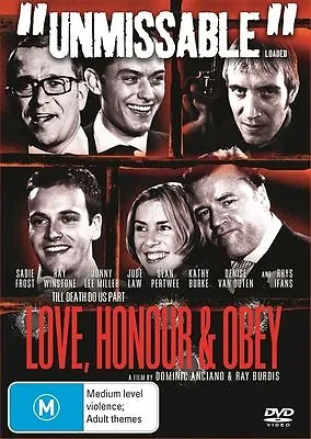Love Honour & Obey (2000) DVD-Jude Law-Jonny Lee Miller-Ray Winstone-Rhys Ifans • £12.38
