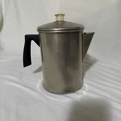 Vintage Mirro Aluminum Coffee Pot/Percolator Stovetop Or Camping. 9 Cup. USA • $24