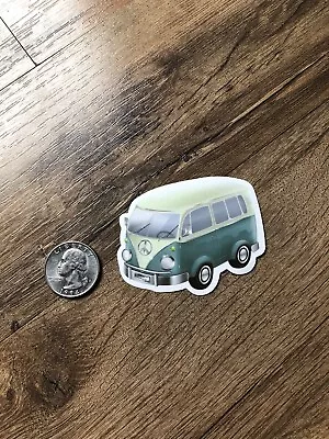 Volkswagon VW Bus Hippie Cute Decal Vinyl Sticker Water Bottle Laptop Waterproof • $3.99