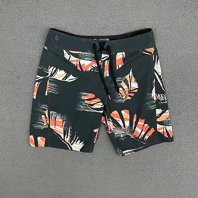 Volcom Board Shorts Mens Size 32 Multicolor Floral Swim Surf Beach Casual • $14.21