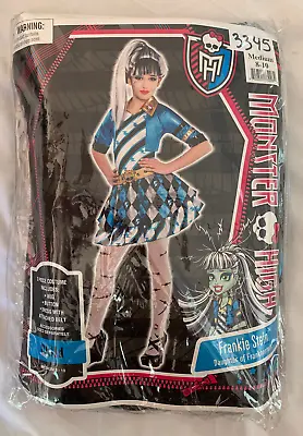 Monster High Frankie Stein Girls Costume Large 12-14 New In Package Nip • $15.99