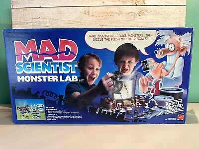 Vintage 1986 Mattel Mad Scientist Monster Lab Unused In Open Box Inv-0500 • $299.95