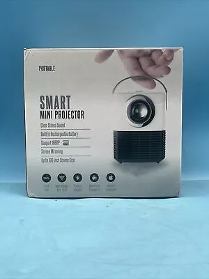 New***  Smart Portable Mini Projector 1080P HD Apple And Android Compatible • $18.99