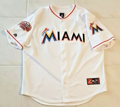 Marcell Ozuna Miami Marlins Signed Jersey (mm010) • $90