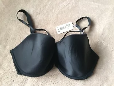 Freya 36i  Black Awakening Molded Plunge Underwire Bra Style 5330 NWT • $49.95