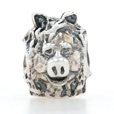NEW Chamilia Miss Piggy Bead Charm - Sterling Silver Retired #DIS-24 • £76