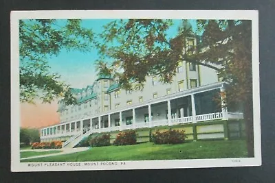 Mount Pleasant House Mount Pocono PA Unposted Pre Linen Postcard  • $2