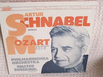 Artur Schnabel Mozart Piano Concertos Nos. 20 & 24 Last Recordings STILL SEALED! • $7.99