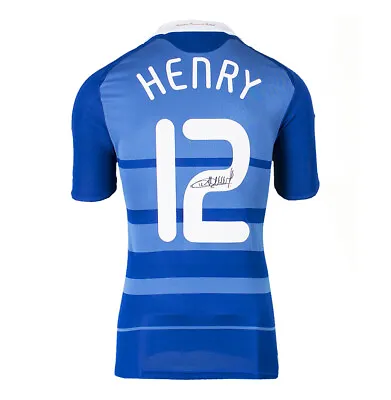 £455.99 • Buy Thierry Henry Signed France Shirt - 2008-2009, Number 12 Autograph Jersey