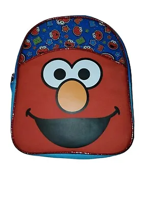 Sesame Street Elmo 12” Kids Backpack Back To School Unisex Neutral Red  • $19.99