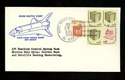 US Space Cover Shuttle STA Test White Sands Missile Range NM 7/7/1978 • $4.99