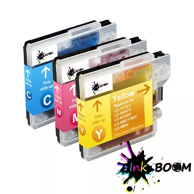 3 Ink Cartridge Fits Brother LC61 MFC-J415W MFC-5490CN MFC-J615W DCP-197C • $7.92