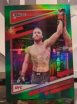 JUSTIN GAETHJE - Green Flood - 2022 Donruss UFC #62 • $0.99