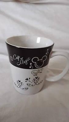 Disney Parks Cup Of Magic Coffee Mug Mickey Mouse Ceramic Tea Cup Black White • $4.31