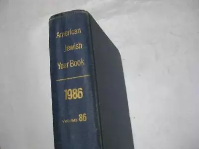 $4.99 • Buy 1986 American Jewish Year Book Record Of Events English Judaica Americana