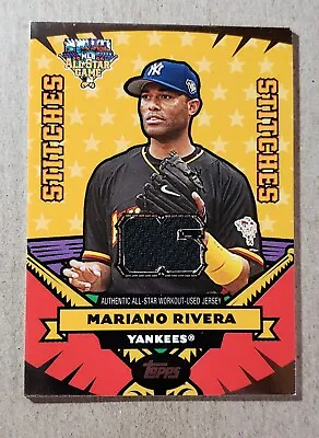 2006 Topps Update All Star Stitches Mariano Rivera Jersey Relic New York Yankees • $13.95