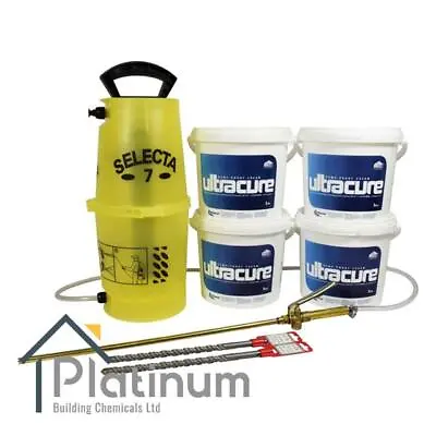 Ultracure Damp Proof Cream Kit (4 X 3L Kit) | DPC Course Injection Treatment • £205.90