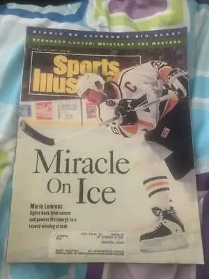 Vintage Sports Illustrated Mario Lemieux Miracle On Ice Magazine April 1993 • $8.99