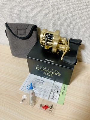 $369.99 • Buy Shimano Baitcasting Reel 14 CALCUTTA CONQUEST 201 Left Gear Ratio 4.8:1 IN BOX