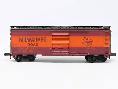 N Scale Con-Cor MILW Milwaukee Road Single Door Box Car #2086 • $17.95