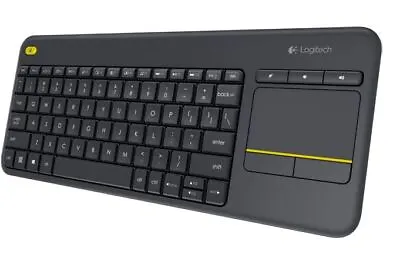 Logitech K400 Plus Wireless Keyboard With Touchpad & Entertainment Media Keys Ti • $121.84