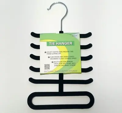 Space Saving Tie Belt Hanger Holds 14-28 Closet Organizer FREE SHIPPING • $11.89