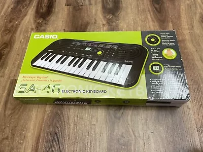 NO POWER CABLE Casio SA-46 32 Mini Keys Musical Adjustable Keyboard • $59.99