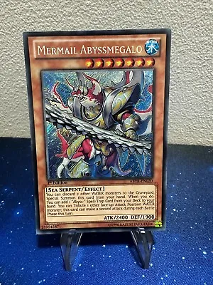 Yu-Gi-Oh! Mermail Abyssmegalo Secret Rare 1st Edition ABYR-EN020 NM • $29.05