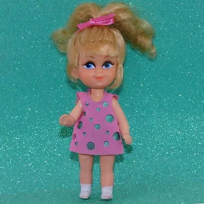 Vintage Mattel 1967 Liddle Kiddle Skediddle SWINGY Doll SKEDIDDLER + Dress • $29.99