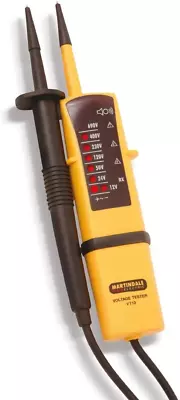 Martindale VT12 Two Pole Voltage And Continuity Tester Yellow • £50.12