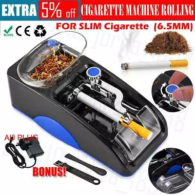 Automatic Cigarette Rolling Tobacco Maker Roller Injector Tube Machine 6.5mm • $19.99