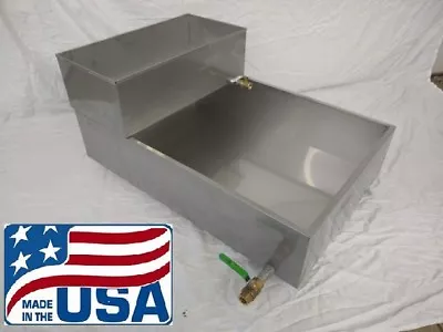 2'x3' Maple Syrup Pan W/ Valve And Feed Pan  Evaporator Boiling Stainless 24 36 • $515