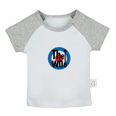 £8.26 • Buy The Who Band Newborn Baby T-shirt Infant Clothes Toddler Graphic Tee Cotton Vest
