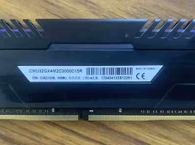 DDRam 4 CORSAIR - Vengeance LED Red 32GB (2 X 16GB) 288-Pin PC4 24000 • $200