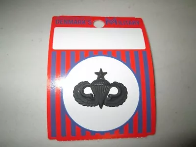 Military Insignia Us Army Parachutist Senior Parachute Jump Wings Badge Black Ne • $7.99