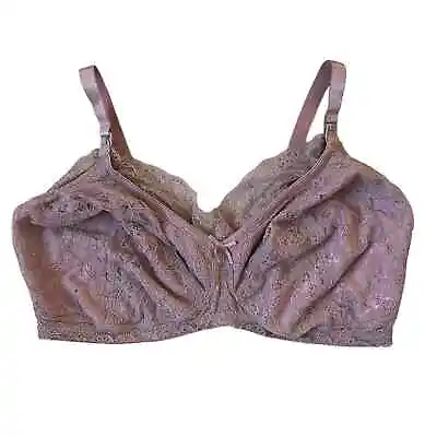 La Leche League International Purple Lace Nursing Bra (10H-37) • $7