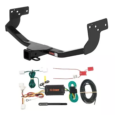 Curt Class 3 Black Steel Trailer Hitch & Custom Wiring Harness For Mazda 5 CX-9 • $235.58