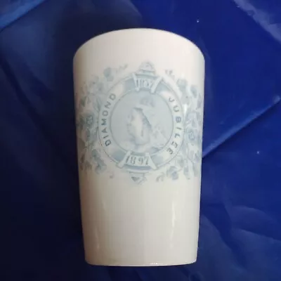 Antique Victorian 1897 Queen Victoria Diamond Jubilee Crested China Mug  • £18