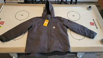 BNSF Special Edition Carhartt Jacket Mens XL Gray Loose Fit Thinsulate 0J2207 M • $46