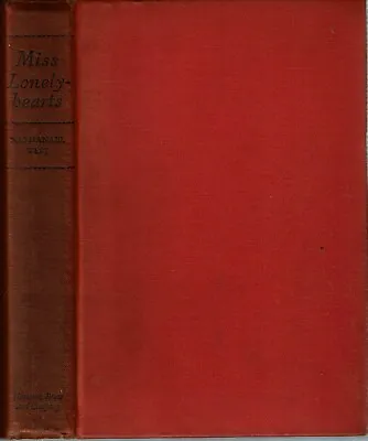 Nathanael West / MISS LONELYHEARTS 1st Edition 1933 American Lit • $299.95