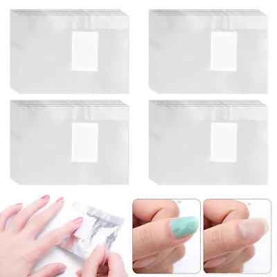 500PCS Tin Foil Nail Foil Wraps Art Soak Off Gel Polish Remover Cleaner Pad. .w • $15.19