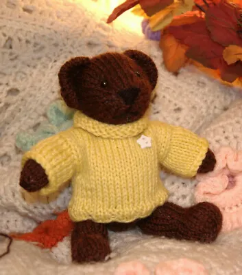 Knitting Pattern Copy 1433.   Sweater For 7.5 Inch Tall Teddy Bear.  DK • £2.89