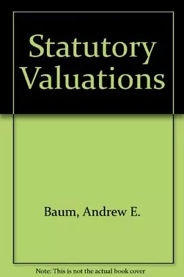 Statutory Valuations By Sams Gary Paperback Book The Cheap Fast Free Post • £3.49