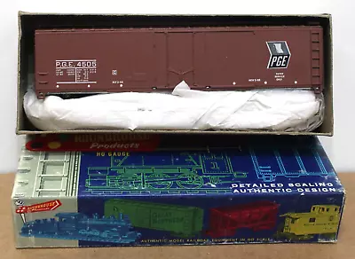 Roundhouse 1266 HO 50' PD Box Car Kit PGE 4505 Pacific Great Eastern NIB • $9.99